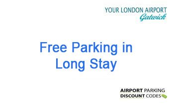 gatwick parking for free in long stay car park